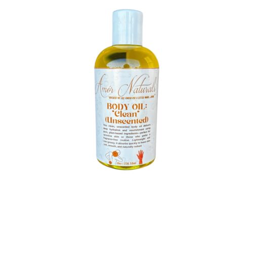 img_8152 Clean (Unscented Moisturizing Body Oil)